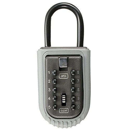 MICG Wall Mount Digit Key Safe Lock Box PushButton Vault With