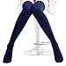 MEIKAN Thigh High Socks for Women, Fashion Cotton Cosplay Over Knee High Socks 3 Packs