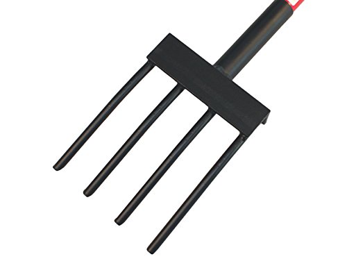 Bully Tools 92370 Spading Fork with Fiberglass D-Grip Handle