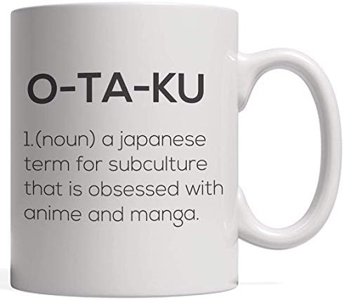 VTYOSQ Otaku Japanese Subculture Obsessed with Anime Manga Mug - Funny Great Gift for Geek Who Loves Animation Culture, Cosplay and Japanese Comics!