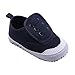 Binmer(TM) Infant Baby Boy Girl Soft Sole Crib Shoes Sneaker Prewalker Crib Shoes (Age:6~12 Month, Dark Blue)