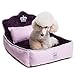 Luxury Princess Pet Bed for Dogs Cats,Washable Dog Bed for Small Medium Dogs and Large Cats with Blanket and Pillow, Dog/Cat Sofa Bed(M,Pink)