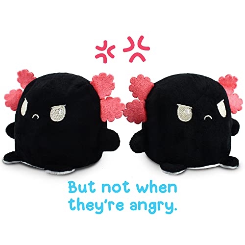 TeeTurtle - Plushmates - Magnetic Reversible Plushies that hold hands when happy - Axolotl - Huggable and Soft Sensory Fidget Toy Stuffed Animals That Show Your Mood - Gift for Kids and Adults!