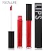 XEDUO FOCALLURE New Fashion Waterproof Long-Lasting Matte Liquid Lipstick Cosmetic Sexy Lip Gloss Kit for Women (01#)