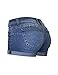 Cielo Women's Butt Lifting Denim Color Mini Shorts (Medium, SH-100 Med Blue )
