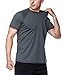 ATTRACO Men's Swim Shirt Rash Guard Short Sleeve Sun Protection SPF Shirt Loose Fit