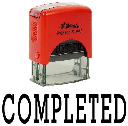 Printtoo Completed Self Inking Rubber Stamp Custom Shiny Office Stationary Stamp