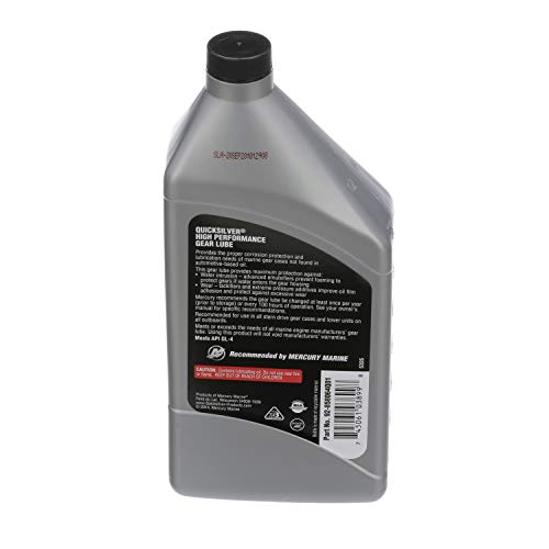 Quicksilver 90 High Performance Gear Lube and Pump Kit Pricepulse