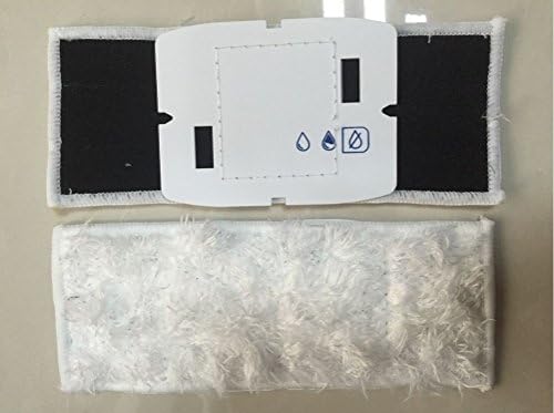 CIMC LLC Replacement 2 Pack Washable Reusable Black White Dry Mopping Pads For iRobot Braava Jet 240 Straight Line Unilateral Dry Trailer