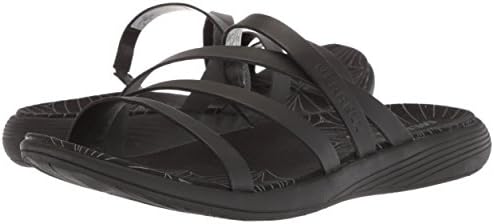 merrell women's duskair seaway slide leather sandal