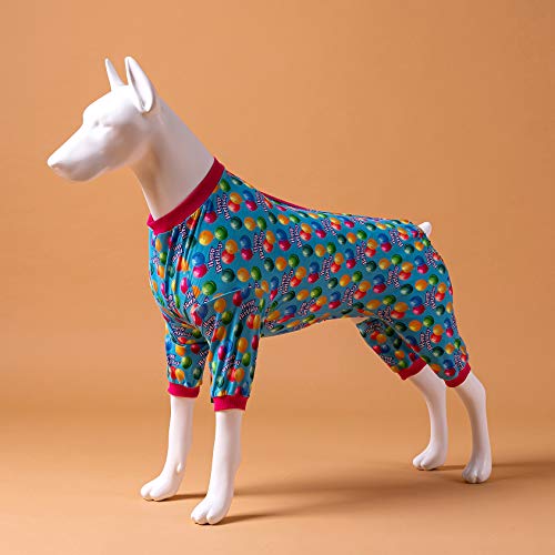 LovinPet Large Dog Onesie Pajamas Birthday Clothes/Happy Birthday