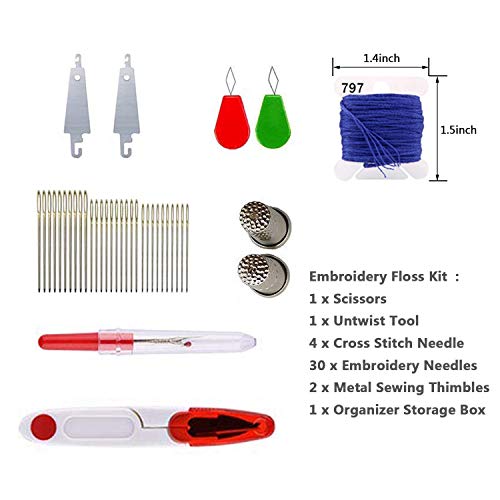 3 Embroidery+Premium+Rainbow+Bobbins+Organizer