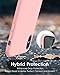 DTTO iPhone Xs Max Case, 7 Colors Silicone Case [Romance Series] Slim Fit Cover with Hybrid Protection for Apple iPhone 10s Max 6.5 Inch (2018 Released) - Crystal Pink