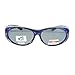 Polarized Sunglasses Fit Over Glasses for Small Glasses Oval Frame Purple Print