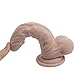 7 inch Soft Dǐldo Flexible Female Personal Relax Massager with Handsfree Suction Cup for Beginners
