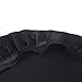 Silk Sleep Caps for Women Girls, EASILK 100% Natural Night Cap Adjustable Bonnet Head Cover for Hair Beauty,Black,L