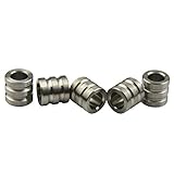 Just-Ti 10mm Titanium Knife Lanyard Bead EDC Keychain Pendant Jewelry (Pack of 5)
