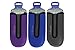REDUCE Insulated Neoprene Bottle Sleeves for 16 – 24oz Water and Drink Bottles, Pack of 6 – Keeps Your Drinks Colder for Longer, Ideal for Bottles That Sweat – Includes Purple, Blue and Gray Covers