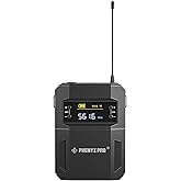 Phenyx Pro Wireless Bodypack Transmitter, UHF Bodypack with 3-Pin XLR Jack, Selectable 30 Frequencies, Compatible with PTU-52/PTU-5200/PTU-4200 Wireless Microphone System (PWB-4200)