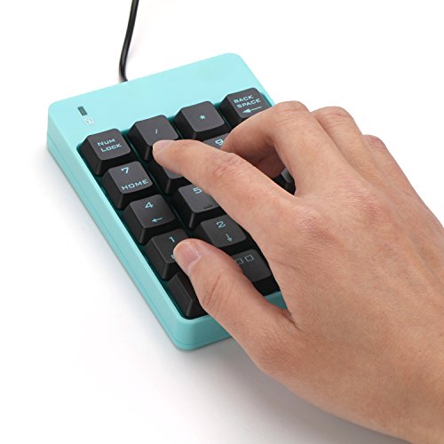 USB Numeric Keypad, Jelly Comb Portable Slim Mini Number Pad for Laptop