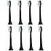 E-Cron Replacement Toothbrush Heads Compatible Brush Heads with various Snap-On Electric Toothbrushes, 8 pcs.