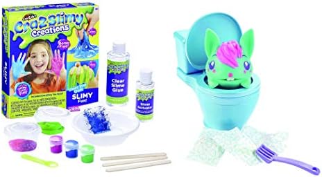 Whats that Cra-Z-Slimy Creations Slimy Fun Kit & Pooparoos Surprise Figures