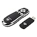 Satechi SP600 Smart-Pointer 2.4Ghz RF Wireless Presenter with Mouse Function and Laser Pointer, Black (SP600RB)