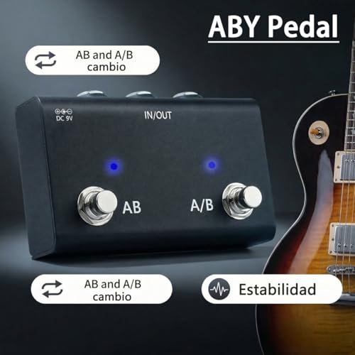 Tavsou ABY Pedal Channel Switches For Guitar Effects Pedal Line AB Selector