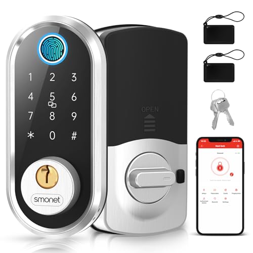 Smart Door Lock Keyless Deadbolt Smart Locks for Front Door
