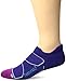 Feetures! Men's Elite Max Cushion No Show Tab, Iris + Hawaiian Blue, medium