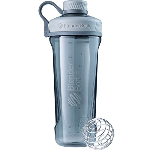 BlenderBottle Radian Tritan Shaker Bottle, Pebble Grey, 32-Ounce