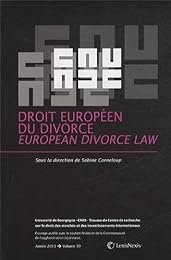 Droit européen du divorce