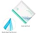 Reusable Storage Bags: Upgrade Stand Up Food Storage Bags, Lunch Bag, Snack Bag, Bpa Free Freezer Bag for Food Organization, 4 Large Reusable Storage Bags, 4 Medium Sandwich Bags