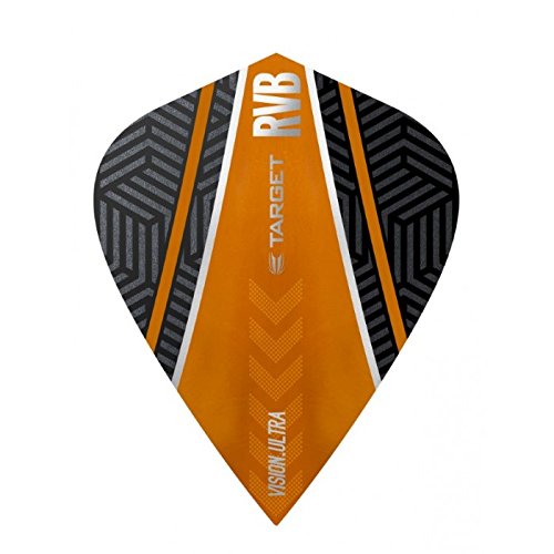 Buy 5 x Sets Target Dart Flights Kite Vision Ultra Barney RVB Black