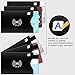 Gritin RFID Blocking Sleeves, Premium Identity Theft Credit Card Protector Sleeve Set (14 Credit Card Holders & 4 Passport Protectors)
