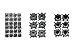 3 Sets of Bullet Hole Stickers - Total of 36 Different Caliber Decals - Great for Your Car Truck Fridge Crafts Arts Crafts Walls Bumpers