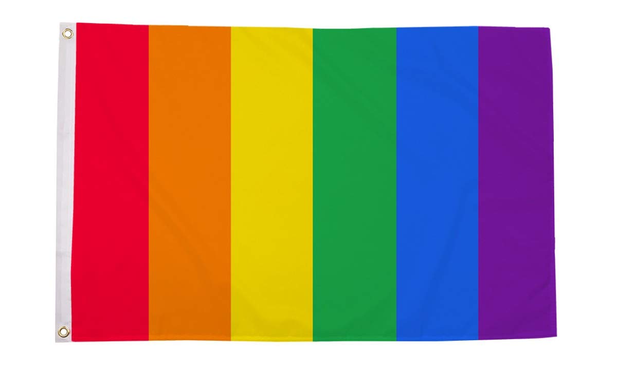 AZ FLAG - Vertical Rainbow Flag - 3x5 Ft - 100D Polyester Lgbt Banner with Two Metal Grommets - Fade Resistant - Vivid Colors - 3' x 5' Feet - 150x90 Cm