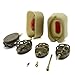 SAMSFX Fishing Inline Method Carp Fishing Feeders with Coarse for Fishing Bait Holder Tool (15g,20g,25g & Mould)