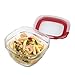 Rubbermaid Easy Find Lids Glass Food Storage Container, 4 Cup, Racer Red