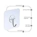 Maggift Removable Transparent Hooks, Up hold 22lbs Removable Wall Celling Hangers (pack of 12)