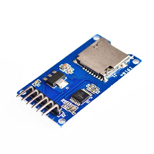 AuBreey 20pcs/lot Micro SD card mini TF card reader module SPI interfaces with level converter chip for arduino - Thumbnail 3