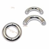 Magnetic Stainless Steel Ball Stretcher, Male Magnetic Stainless Steel Ball Stretcher Testicle Stretching Ring Metal Device Toys, Inner Diameter 33MM/40MM/45MM/50MM (45MM=253g/8.92oz)