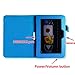 Fintie Slim Fit Leather Case with Auto Sleep/Wake for Kindle Fire HD 7-Inch Tablet - 2012 Model - Blue