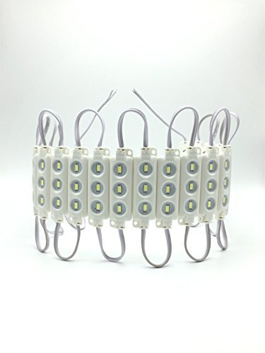 Pearlight 12V 5730 3 LED Injection Module Waterproof Cold White (20Pcs/Pack)