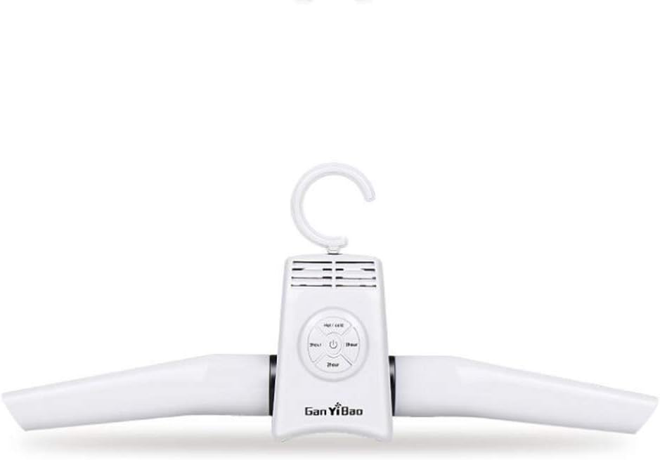 JXJ Electric Drying Dry Hanger, Foldable Compact Electric Drying Rack, Smart Shoe Dryer Heater Travel Business Home 220V (White) [Energy Class A]