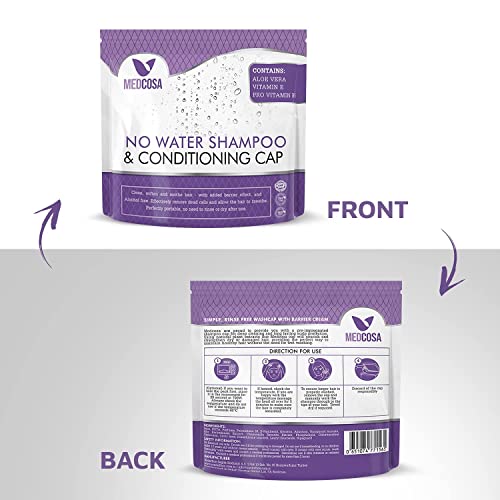 No Water Shampoo Caps HassleFree Hair Washing Caps for Elderly