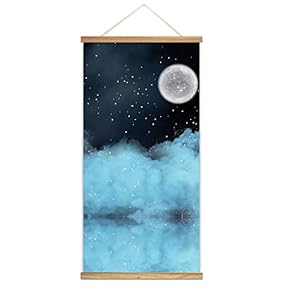 SIGNFORD Wooden Framed Hanging Poster Nordic Style Nature...