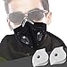 CFORWARD Dustproof Mask Activated Carbon Filtration Exhaust Gas Anti Pollen Allergy PM2.10 Face Mask for Running Cycling and Other Outdoor Activities(591YT)