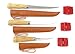 UpNorth Deluxe 4 inch Fillet Knife/Sheath/Sharpener Set