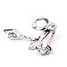 1pcs Vintage Alloy Earrings Stud Leaf Design Earring Ear Cuff Wrap Clip Ear Ring Silver